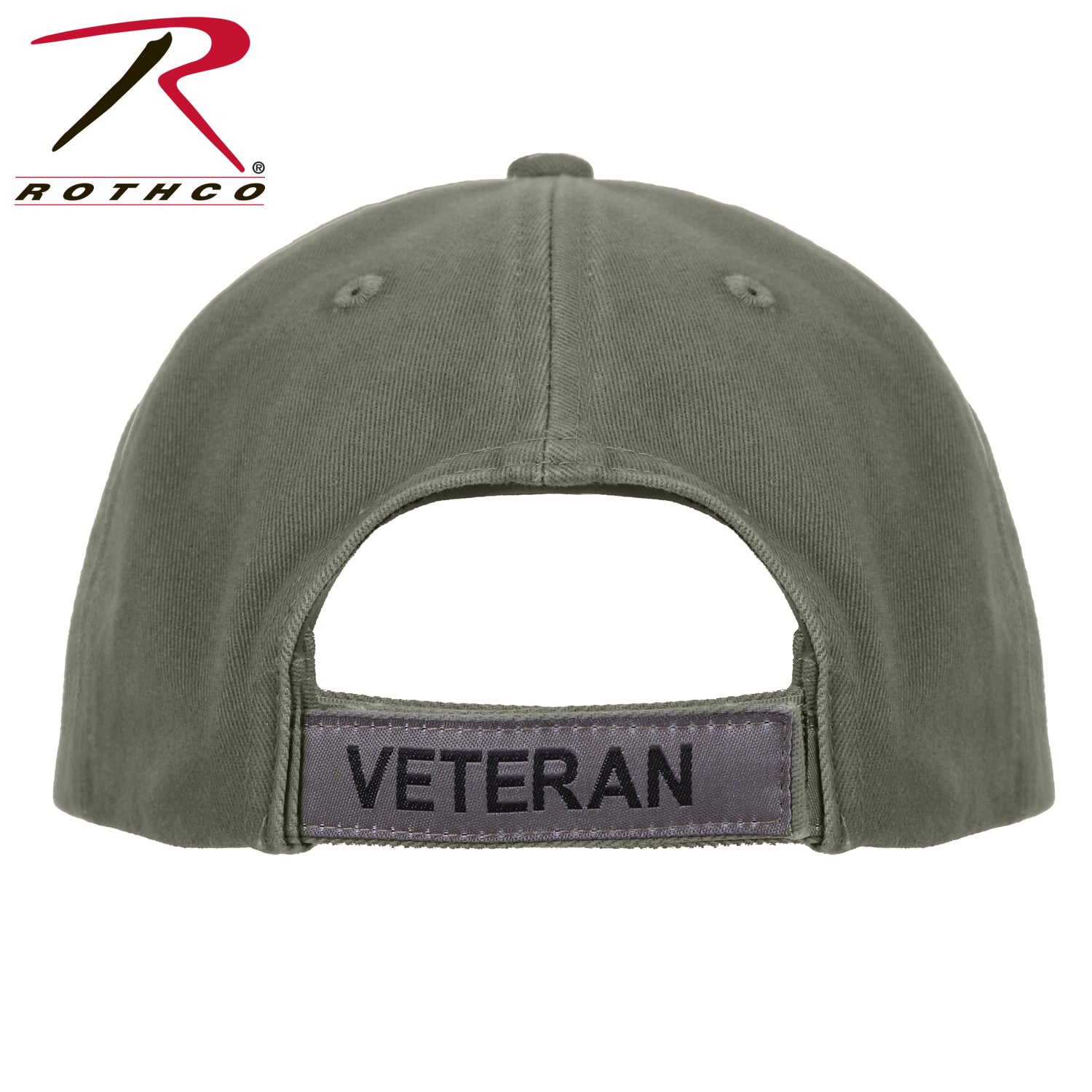 Rothco Vintage Veteran Low Pro Cap Olive Drab - Comfortable & Durable Military-Style Headwear