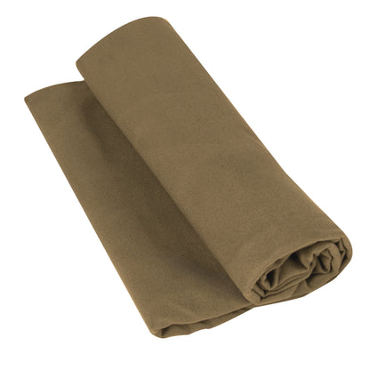 Rothco Microfiber Towel Coyote Brown 30 x 50 inches – Lightweight, Fast-Drying Outdoor Towel