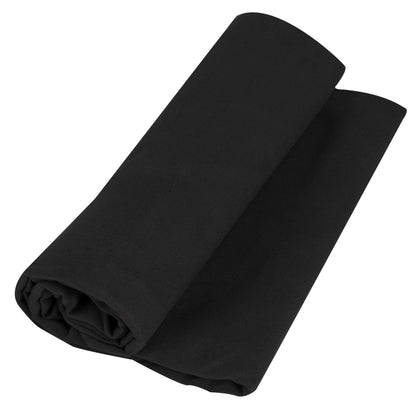 Rothco Microfiber Towel Black 30" x 50" – Lightweight, Fast-Drying Outdoor Towel