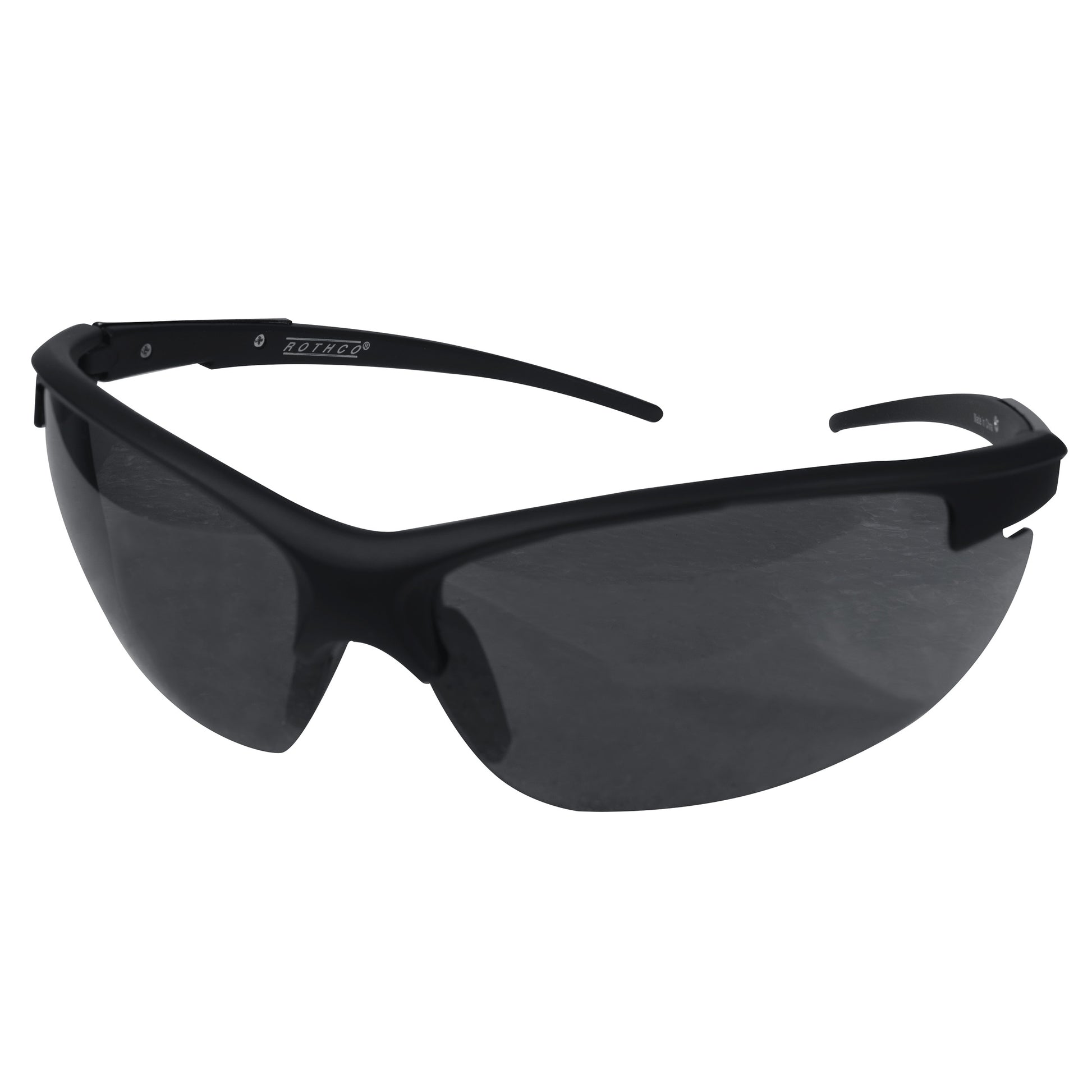 Rothco AR-7 Sport Glasses Black / Smoke – Lightweight UV Protection Sunglasses