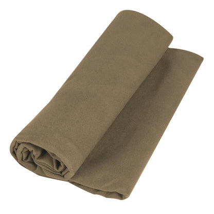 Rothco Microfiber Towel in Coyote Brown – 15" x 24" Travel and Outdoor Essential