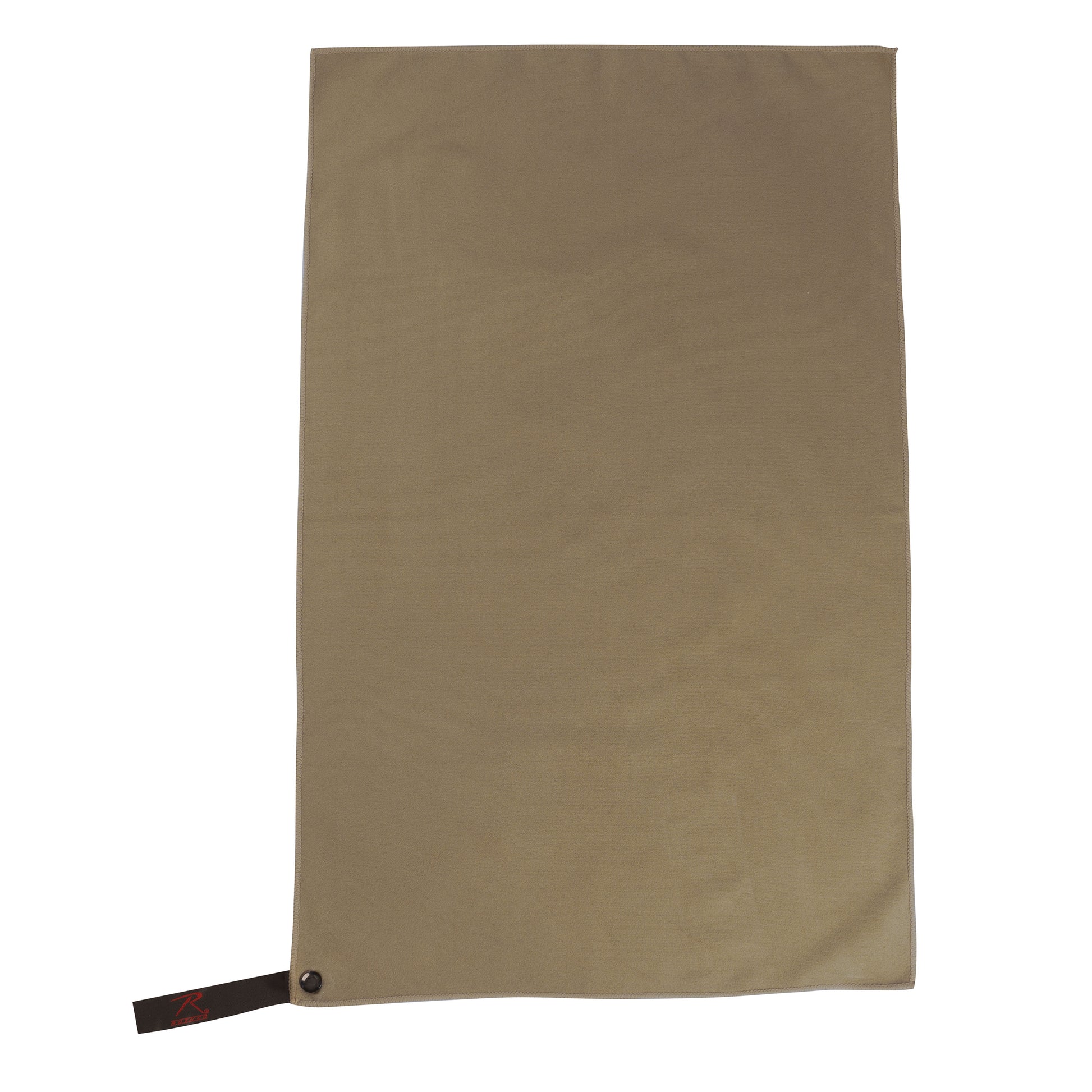 Rothco Microfiber Towel in Coyote Brown – 15" x 24" Travel and Outdoor Essential