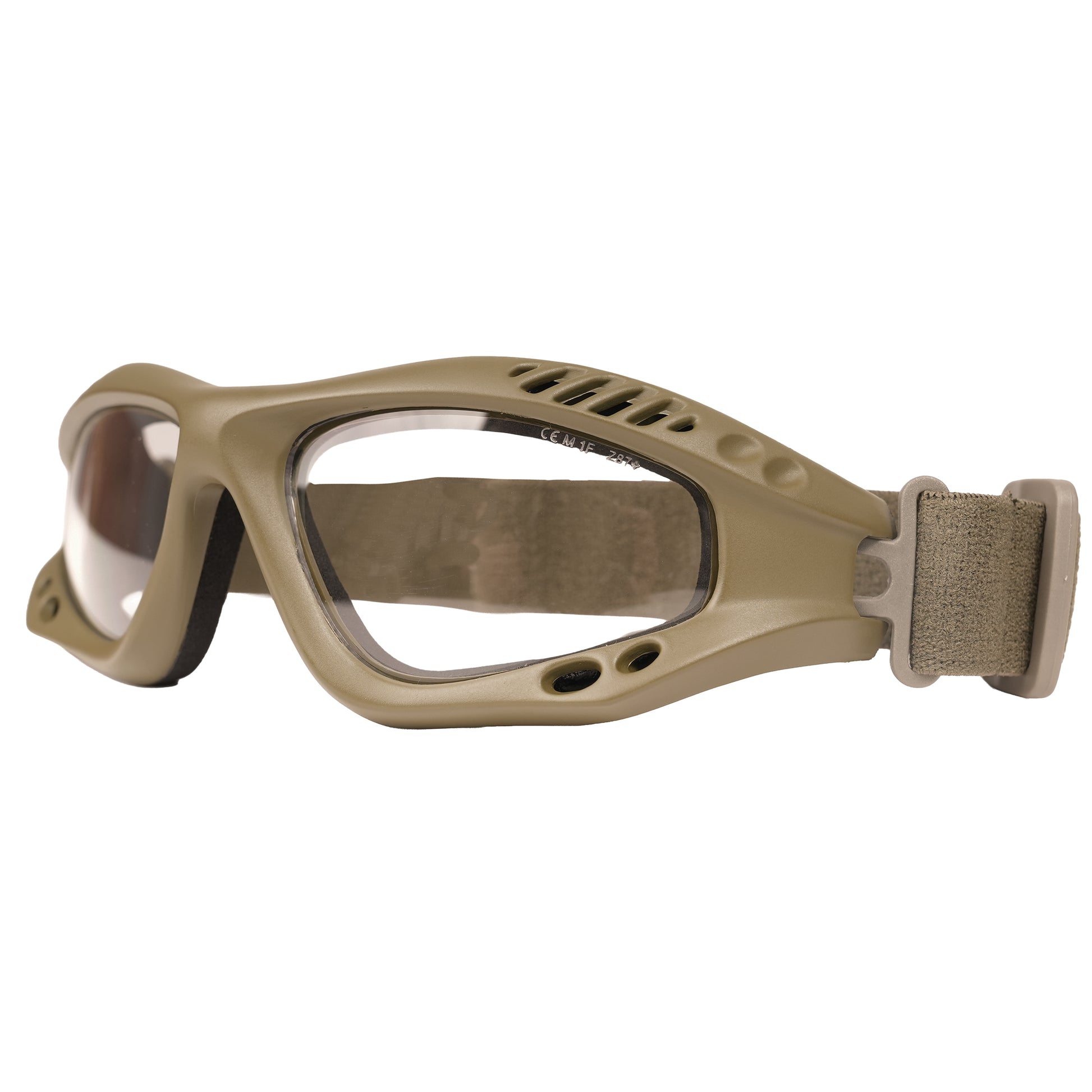 Rothco ANSI Rated Tactical Goggles in Coyote Brown / Clear, Part Number 1175