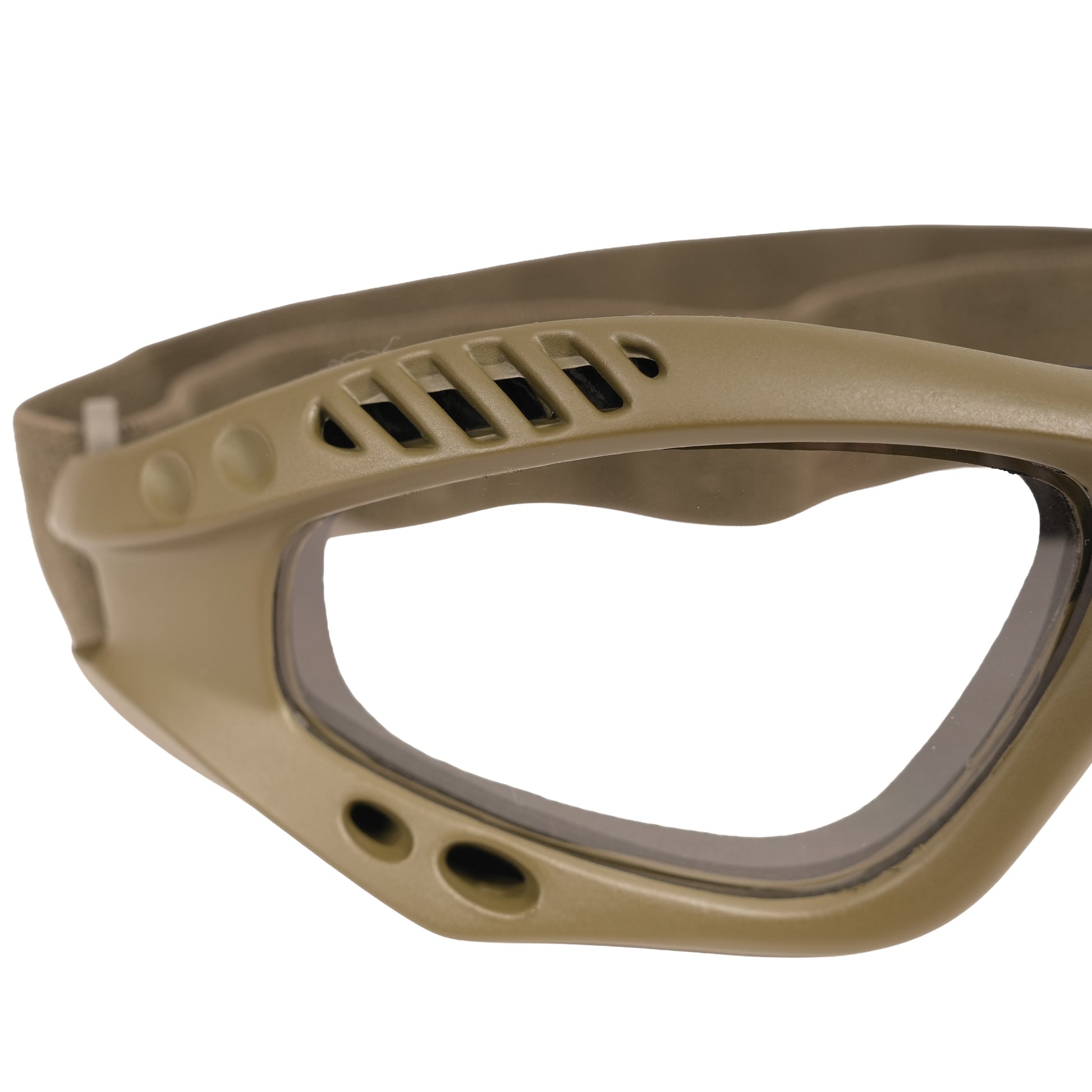 Rothco ANSI Rated Tactical Goggles in Coyote Brown / Clear, Part Number 1175