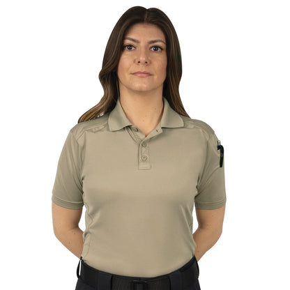 Rothco Performance Series Women's Tactical Polo Shirt 2XL Silver Tan