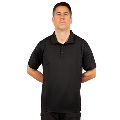 Rothco Performance Series Men's Tactical Polo Black Size M - High-Performance Duty Shirt
