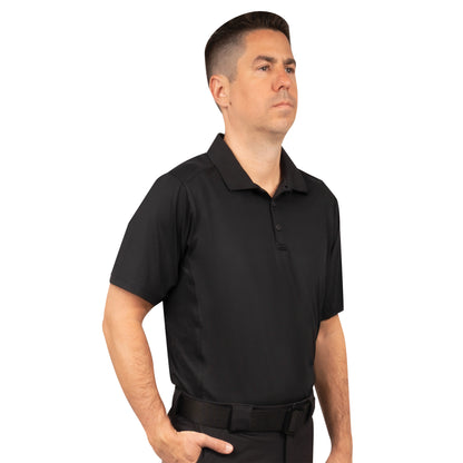 Rothco Performance Series Men's Tactical Polo Black Size M - High-Performance Duty Shirt