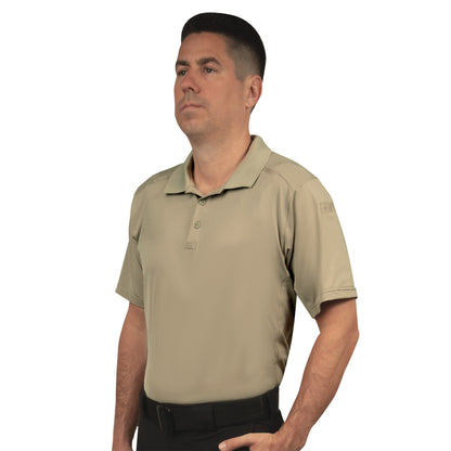 Rothco Performance Series Men's Tactical Polo Shirt Size L in Silver Tan