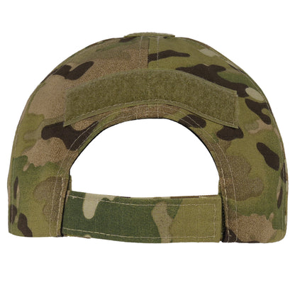 Rothco Tactical Operator Cap with US Flag in MultiCam – Adjustable Military-Style Hat
