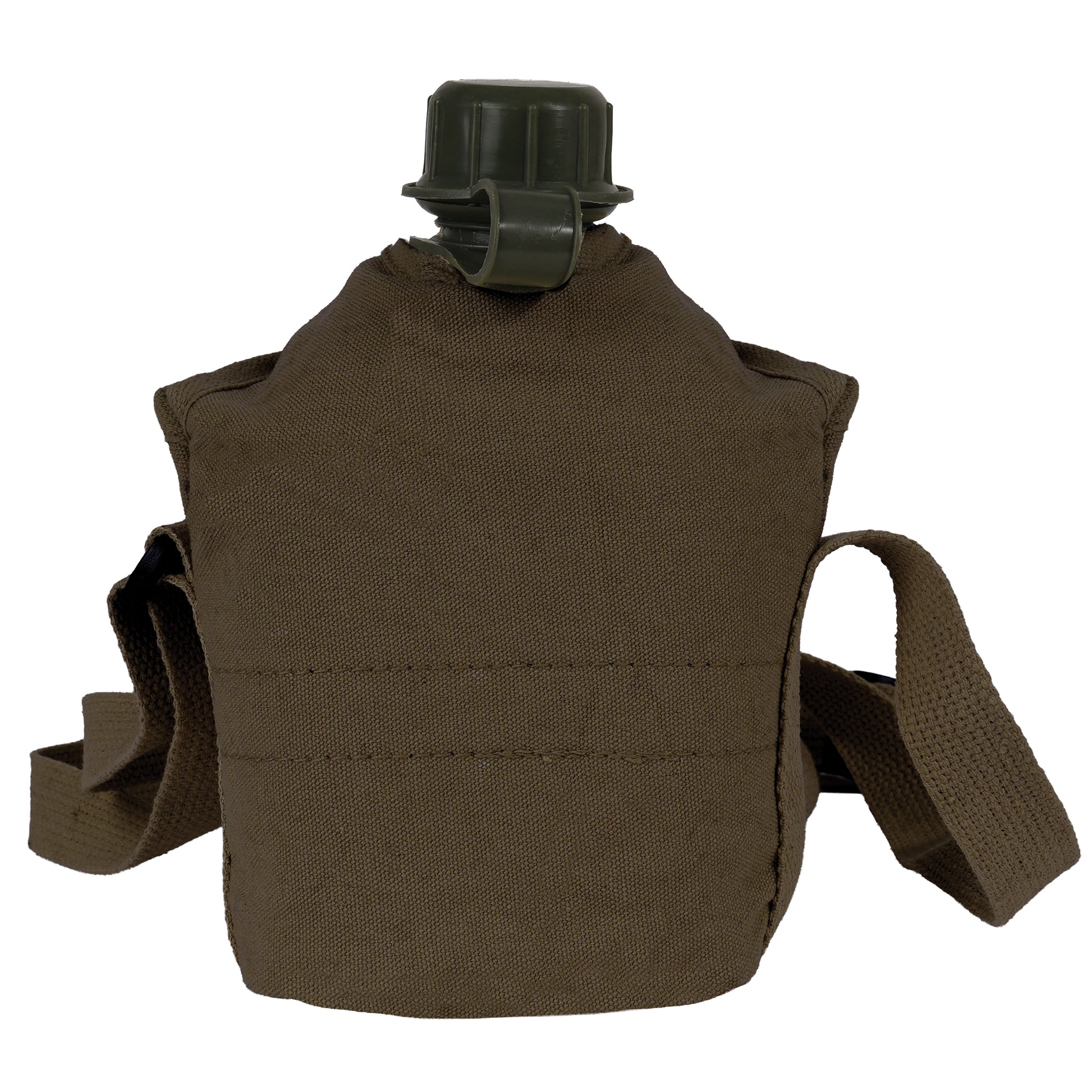 Rothco Vintage Canvas Canteen Cover with Shoulder Strap – Olive Drab, Part 614-OD