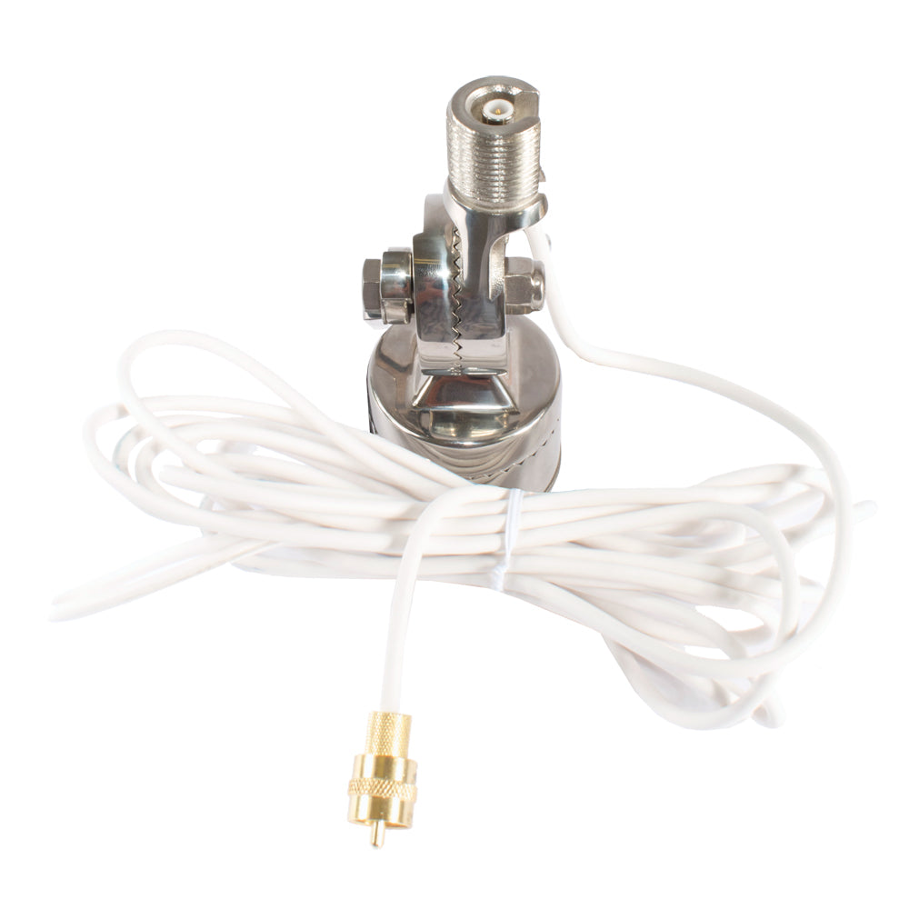 Shakespeare Quick Connect SS Rail Mount with Cable for Quick Connect Series Antennas