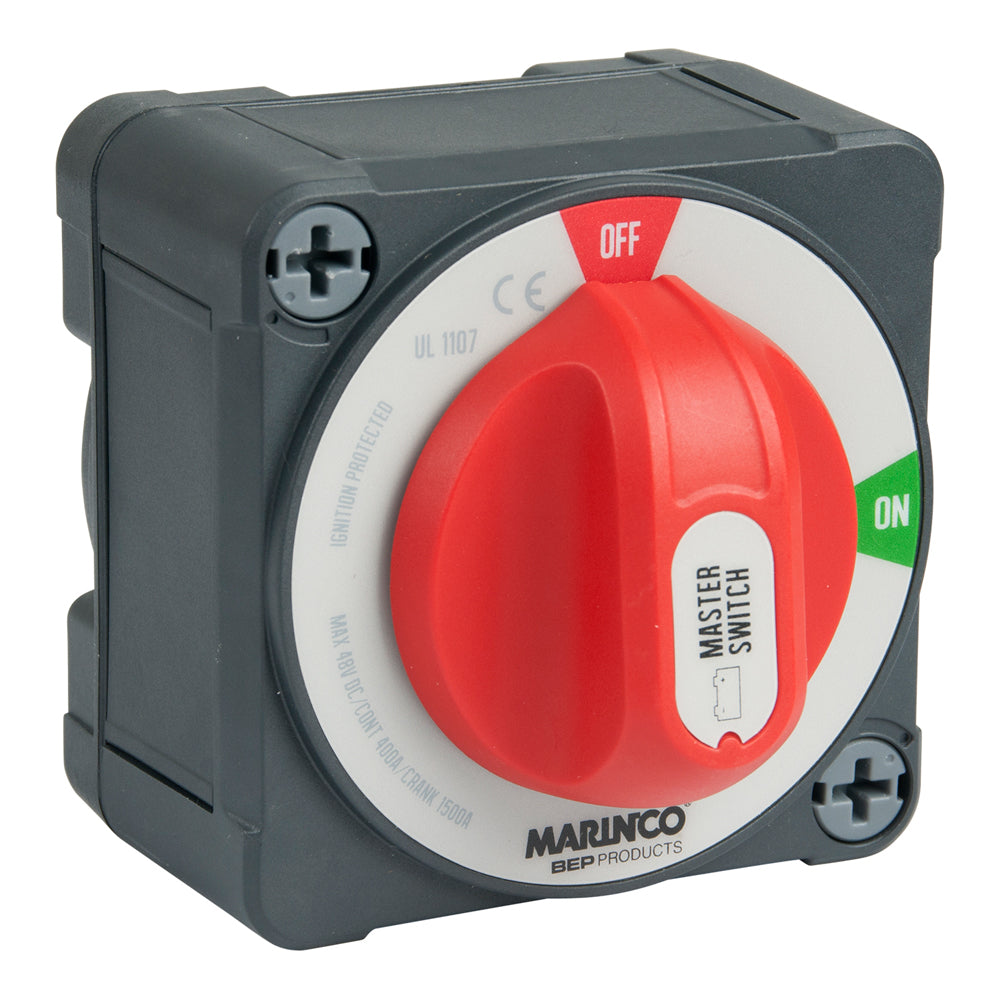 BEP Marine Pro Installer 400A EZ-Mount Double Pole Battery Switch MC10 for 12-48V Systems