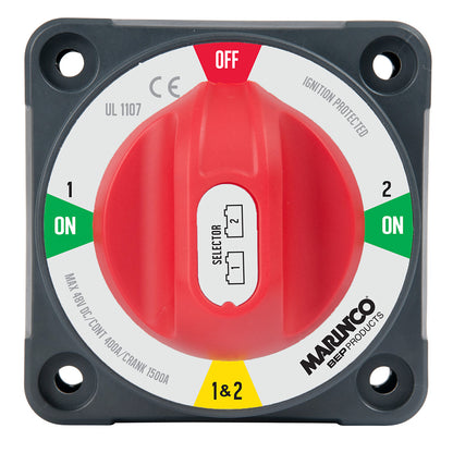 BEP Marine Pro Installer 400A Selector Battery Switch MC10 for Marine and RV Applications