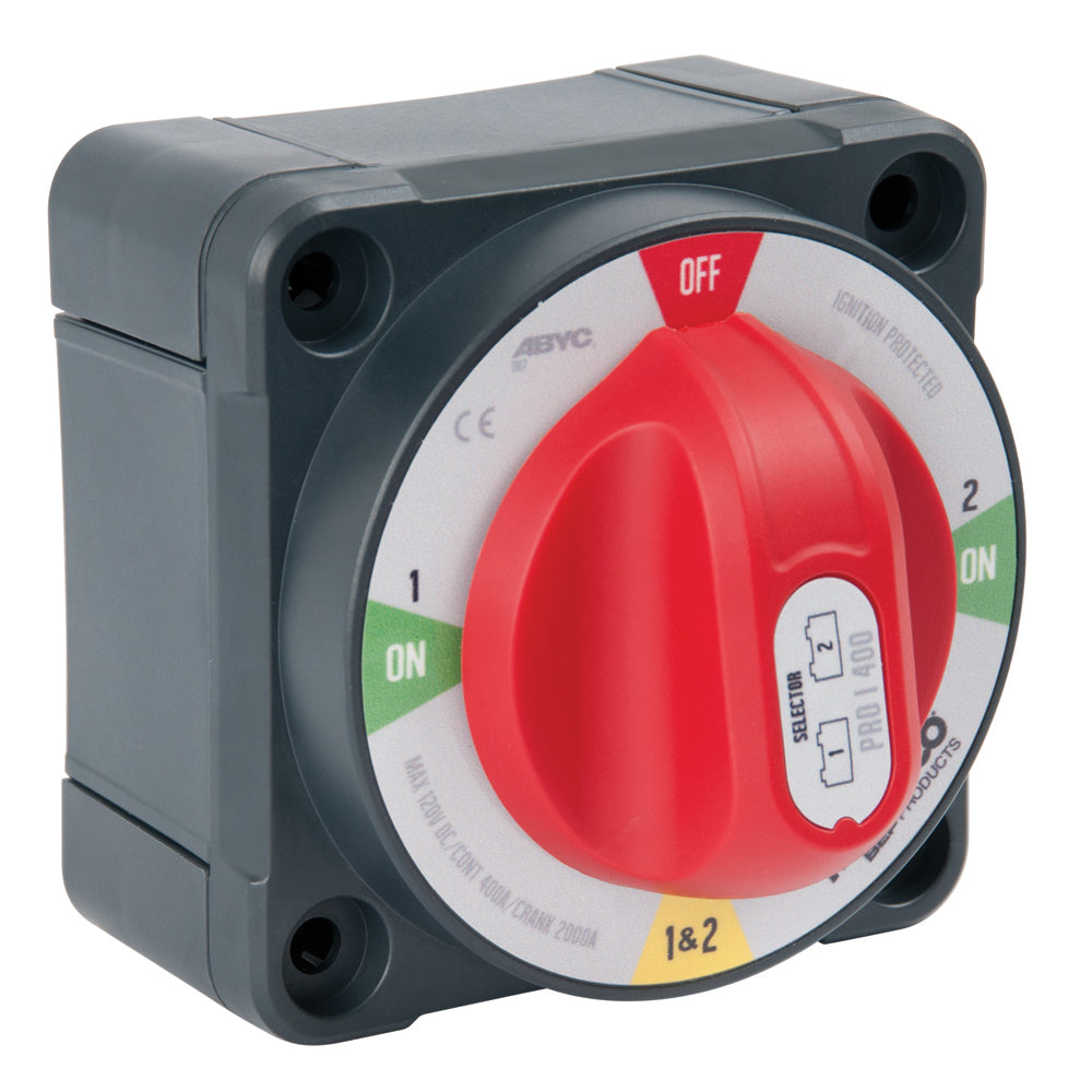 BEP Marine Pro Installer 400A Selector Battery Switch MC10 for Marine and RV Applications