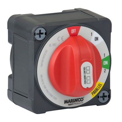 BEP Marine Pro Installer 400A EZ-Mount Dual Bank Control Battery Switch MC10
