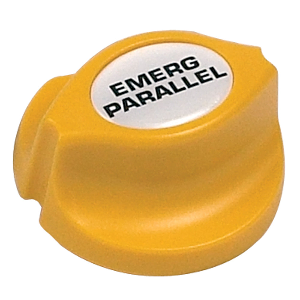 BEP Marine Emergency Parallel Battery Knob - Yellow Easy Fit for 701 Switches