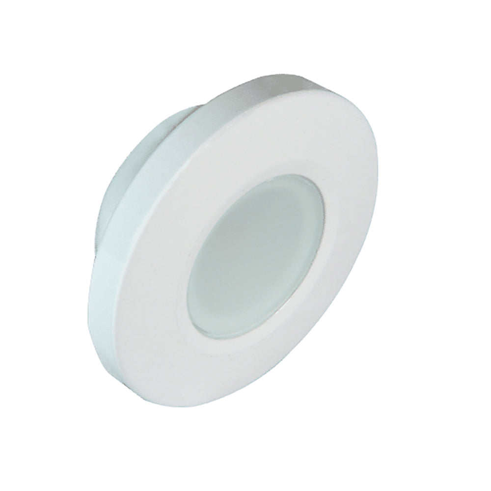 Lumitec Orbit Flush Mount Down Light Spectrum RGBW with White Housing (Part 112527)