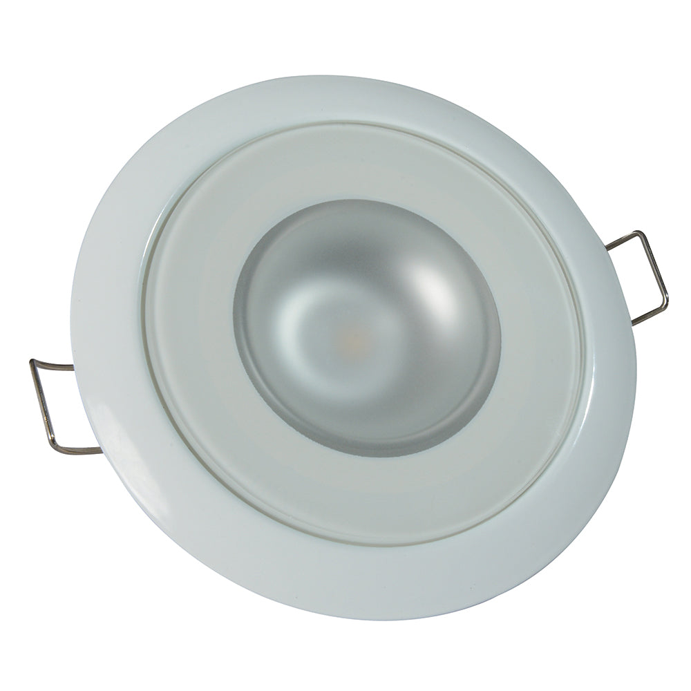 Lumitec Mirage Flush Mount Down Light Spectrum RGBW with White Housing