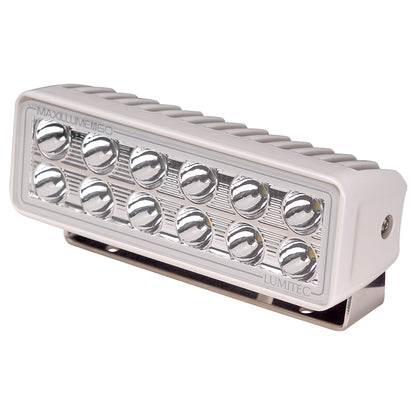 Lumitec Maxillume H60 Trunnion Mount Flood Light with White Dimming and White Housing