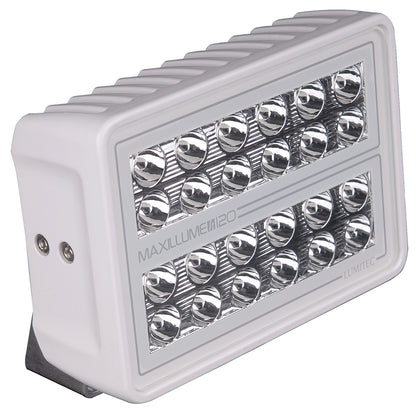 Lumitec Maxillume H120 Trunnion Mount Flood Light with White Housing and Dimming