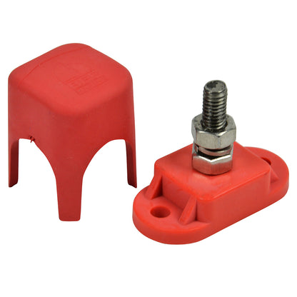 BEP Marine Pro Installer Single Insulated Distribution Stud - 1/4 inch - Positive