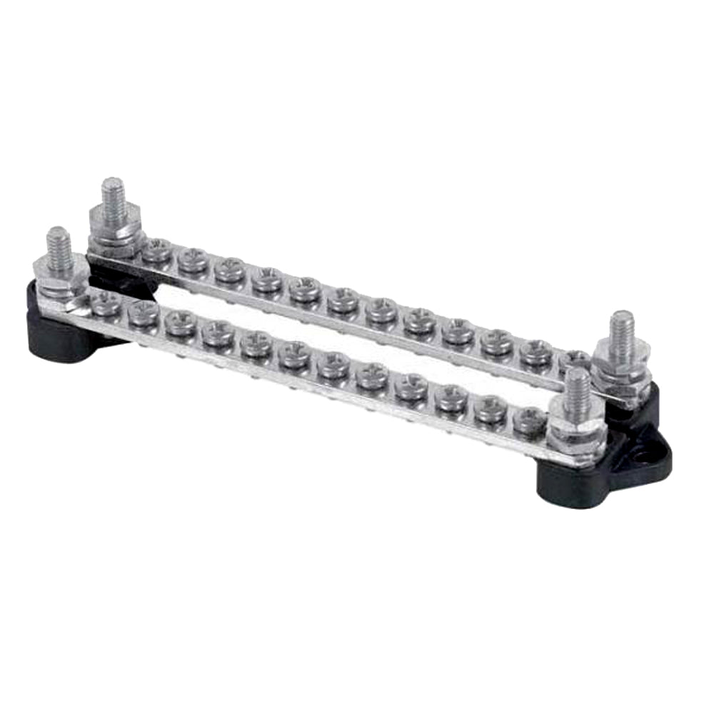 BEP Marine BB-12W-2NC/DSP Pro Installer Double Bus Bar, 12-Way, 2 x 100A with Covers