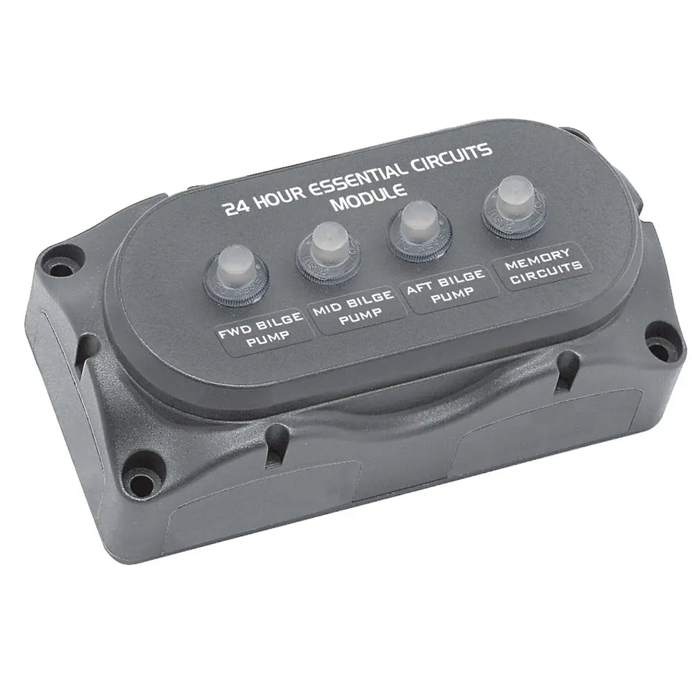 BEP Marine 706-4W 24-Hour Essential Circuits Module with Push to Reset Circuit Breakers