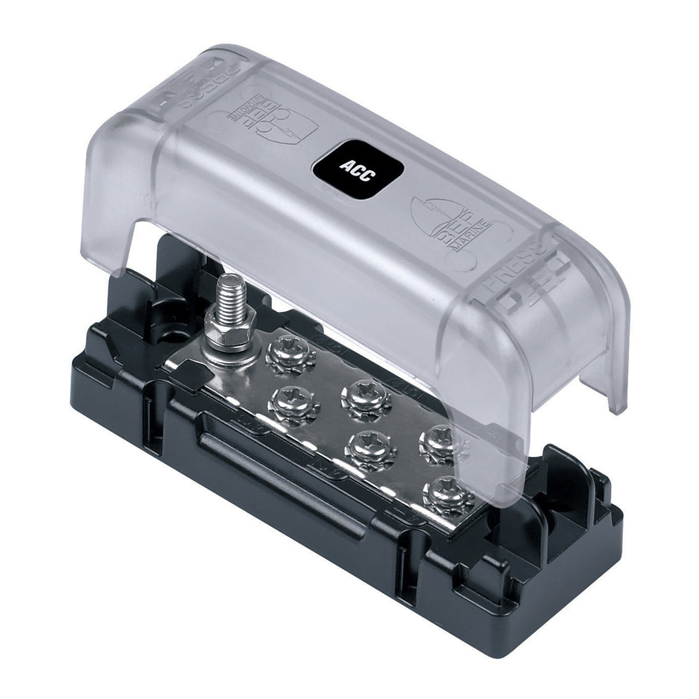 BEP Marine 6-Way ATC Bus Bar with 5mm Input Stud – Reliable Power Distribution for Marine and Automotive Applications