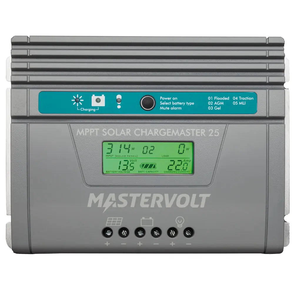 Mastervolt SCM25 MPPT Solar ChargeMaster - High-Efficiency Solar Charge Regulator for Small to Medium Systems