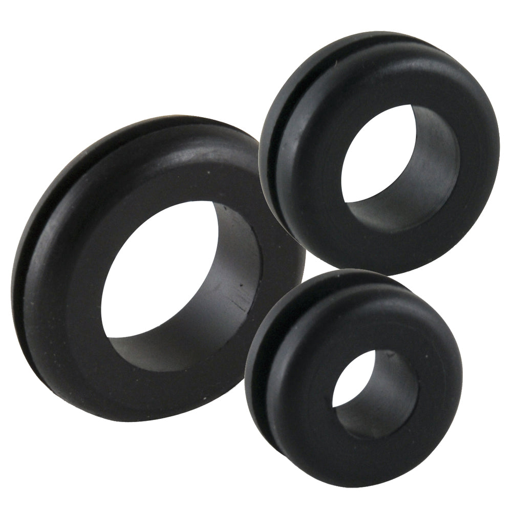 Ancor Marine Grade Electrical Wire Grommets Combo Pack – Assorted Sizes from 1/4" to 3/4"
