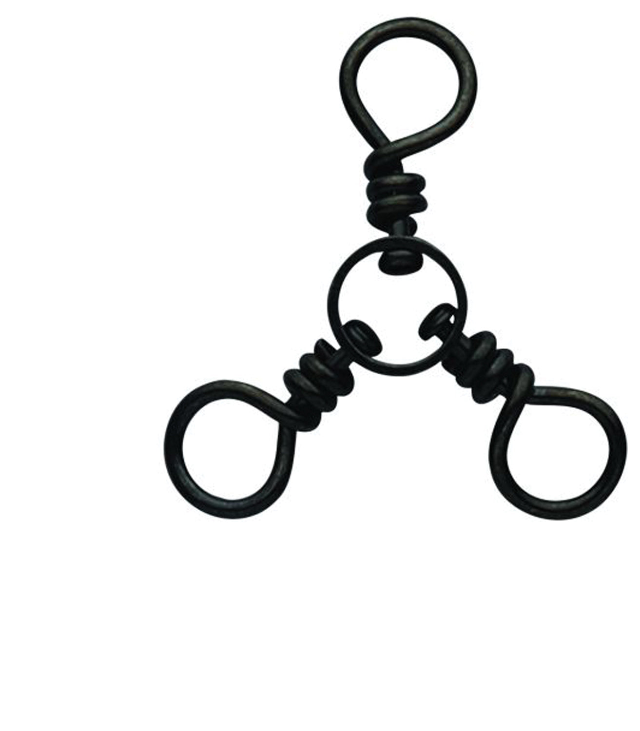 Eagle Claw 3 Way Swivel Black Size 6 for Enhanced Tackle Performance