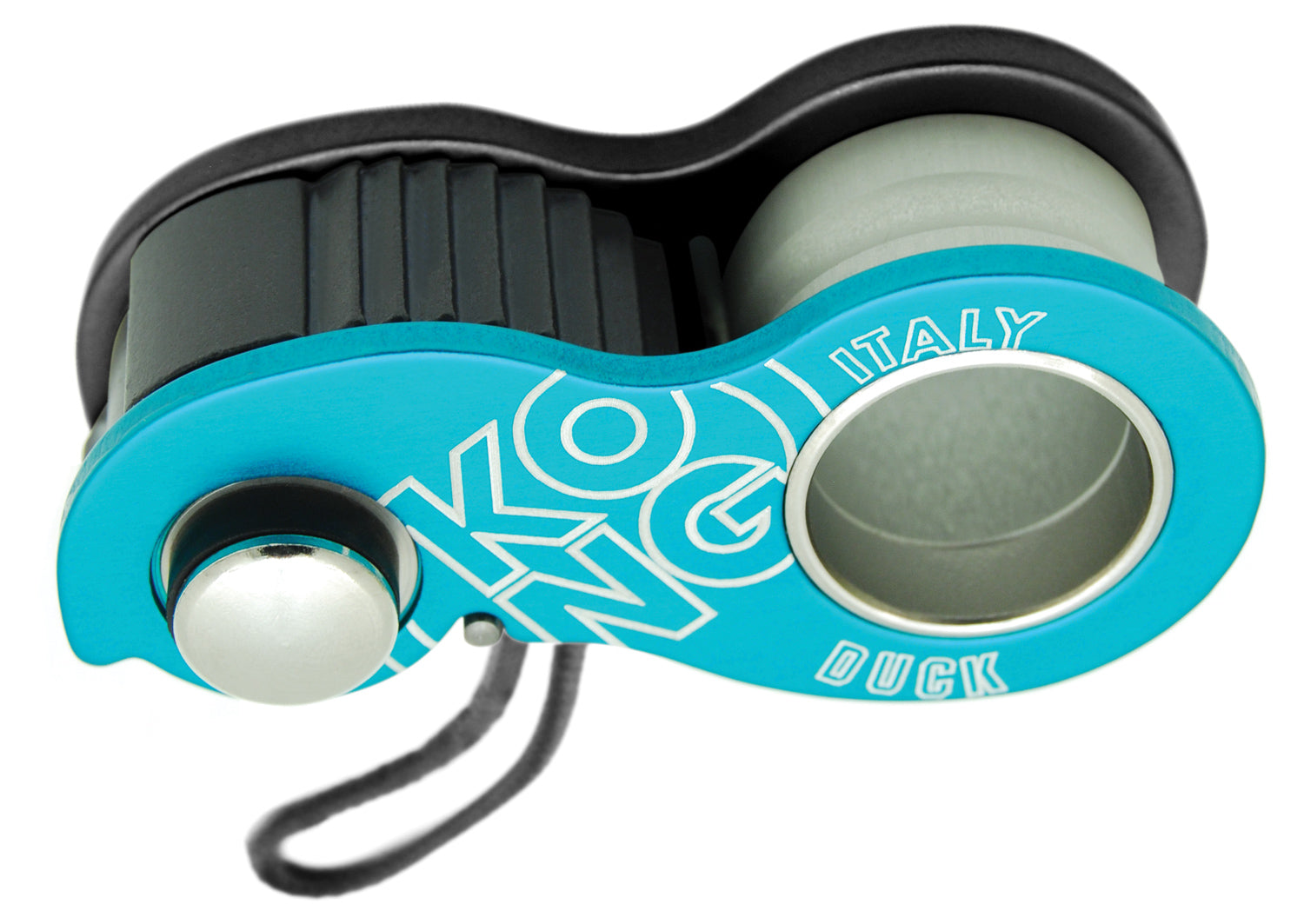 KONG Duck Rope Clamp/Ascender Cyan - Durable Climbing Equipment for Small to Medium Tasks