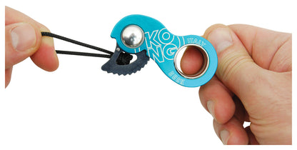 KONG Duck Rope Clamp/Ascender Cyan - Durable Climbing Equipment for Small to Medium Tasks