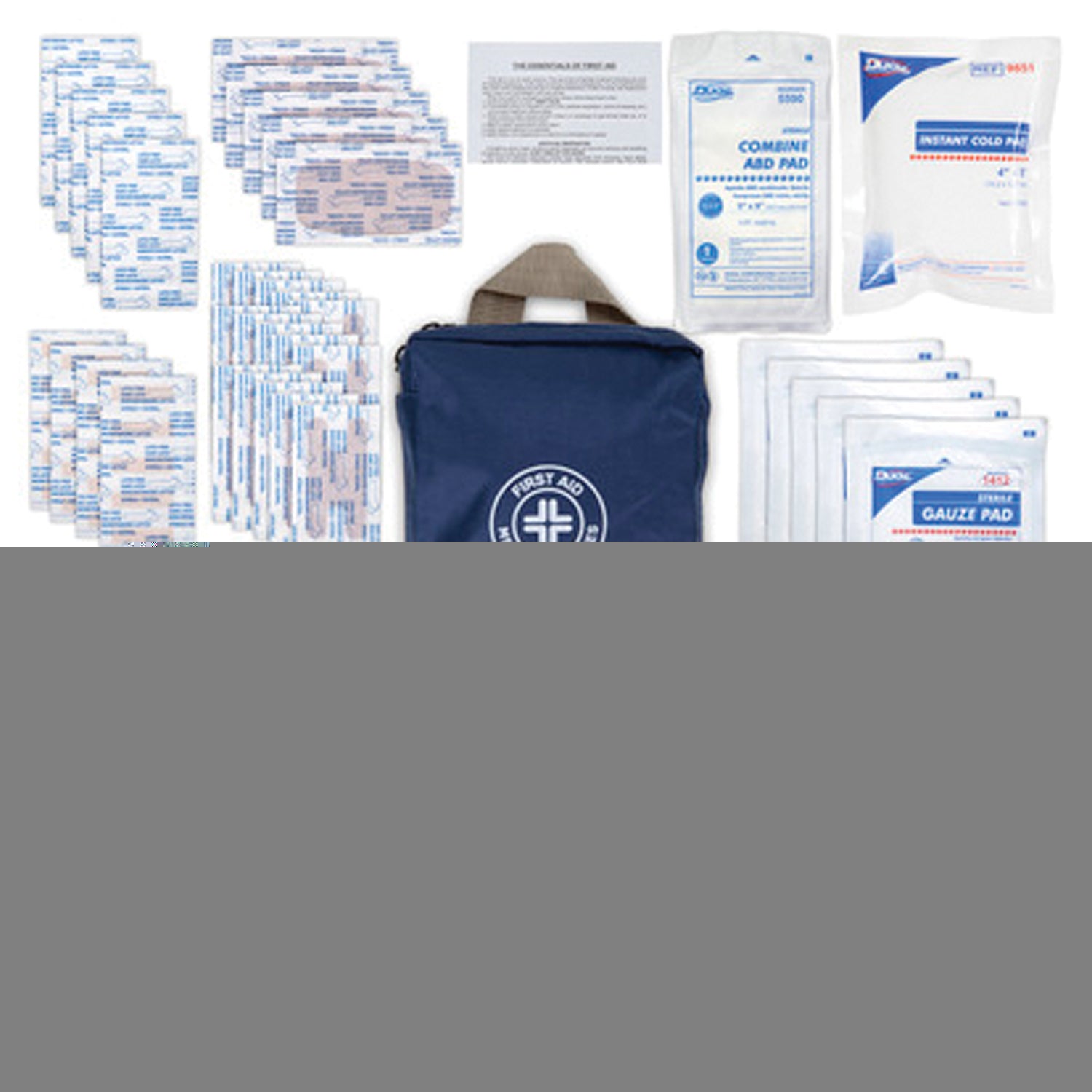 LIFELINE Essential First Aid Kit 200 Pieces for Home and Travel