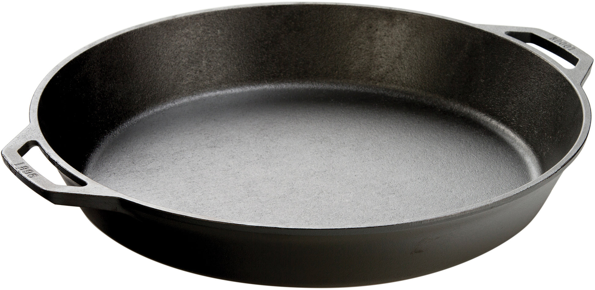 Lodge 17-inch Cast Iron Skillet with Handles - Durable Cooking Pan for Versatile Use