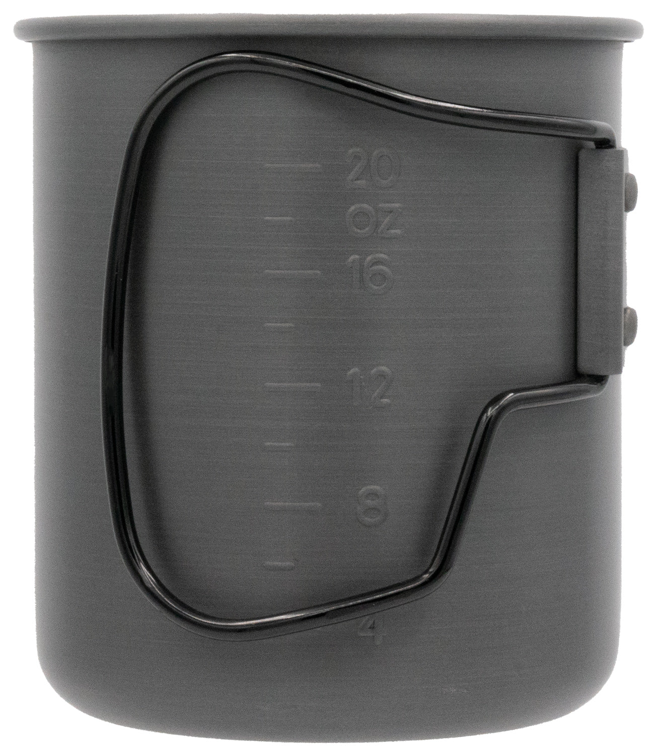 OLICAMP Space Saver Mug with Grip in Black - Compact and Durable Travel Mug