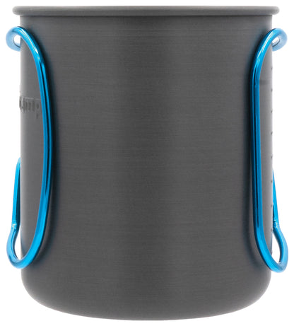 OLICAMP Space Saver Mug with Grip in Blue - Compact and Durable Travel Coffee Mug