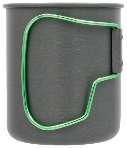 OLICAMP Space Saver Mug with Grip in Lime