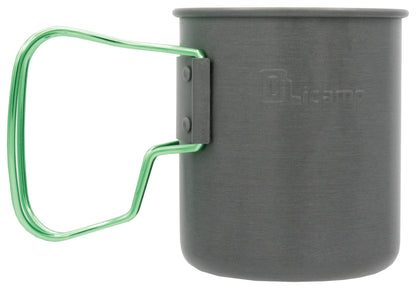OLICAMP Space Saver Mug with Grip in Lime