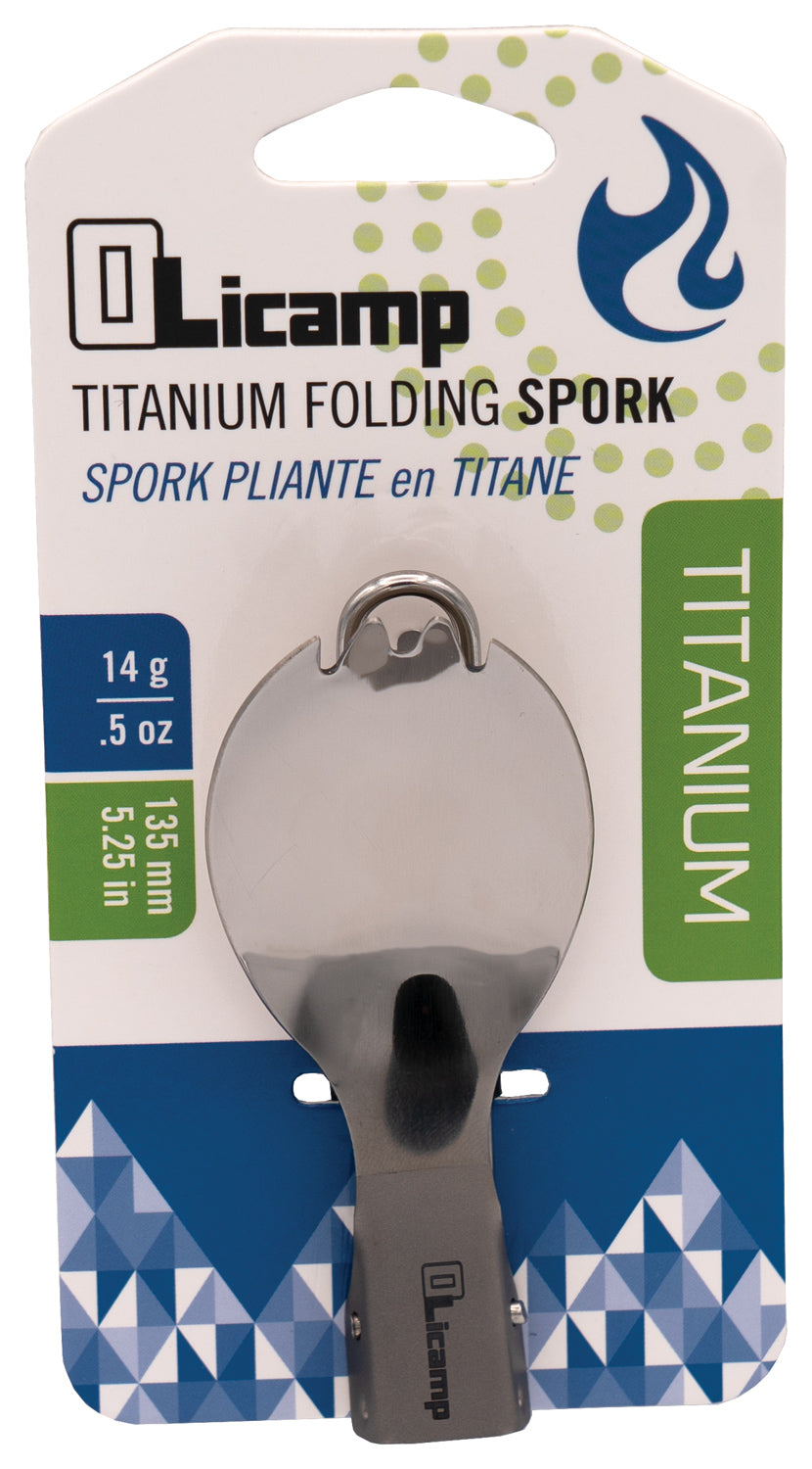 OLICAMP Folding Titanium S Pot with Handle - Lightweight Camping Cookware