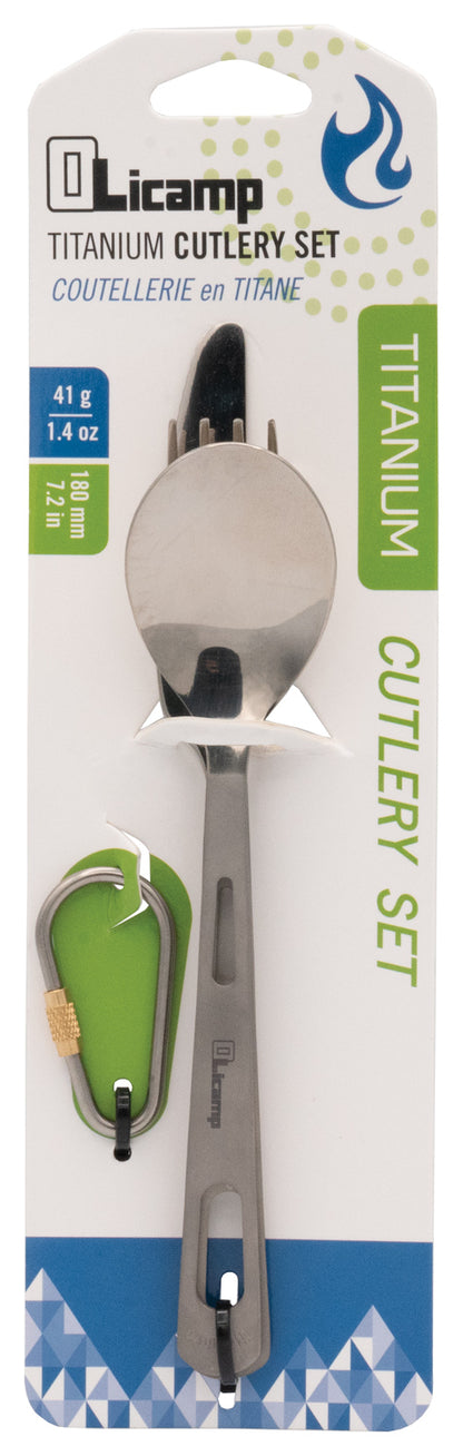 Olicamp Titanium 3 Piece Cookware Set - Lightweight and Durable Camping Gear