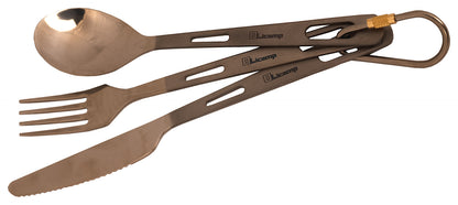 Olicamp Titanium 3 Piece Cookware Set - Lightweight and Durable Camping Gear