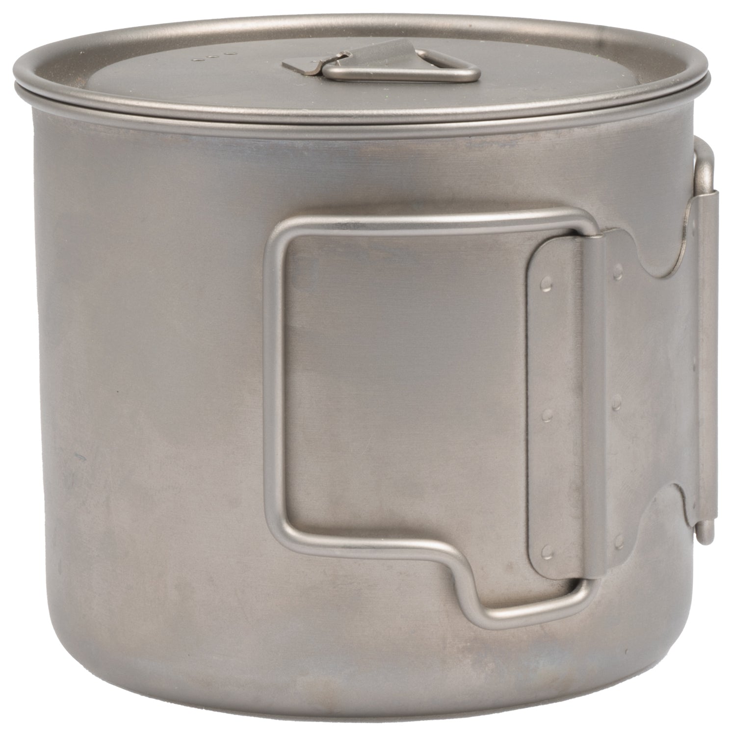 OLICAMP Space Saver Mug 550 W/Lid Titanium - Compact Travel Coffee Mug