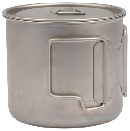OLICAMP Space Saver Mug 550 W/Lid Titanium - Compact Travel Coffee Mug