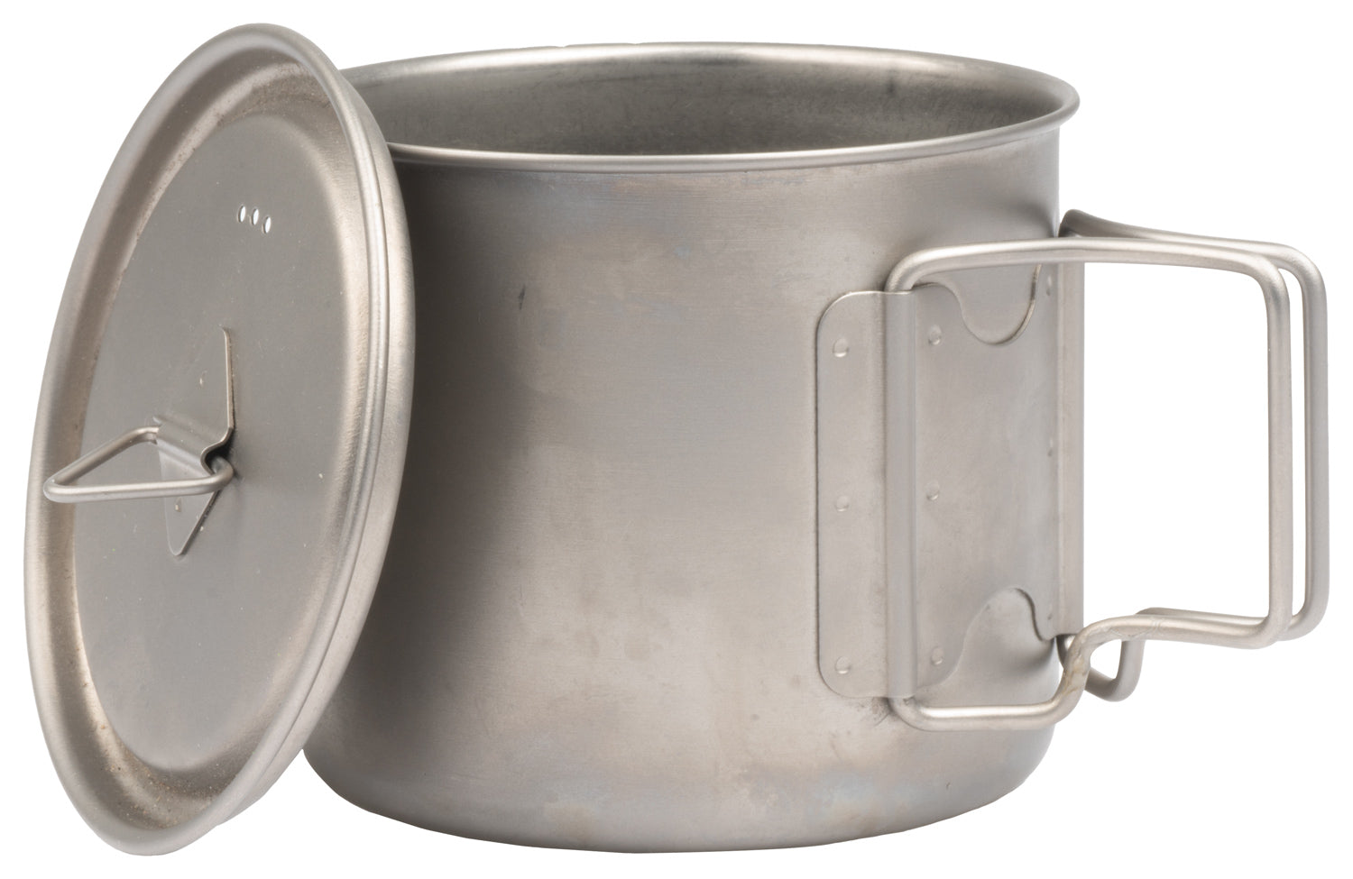 OLICAMP Space Saver Mug 550 W/Lid Titanium - Compact Travel Coffee Mug