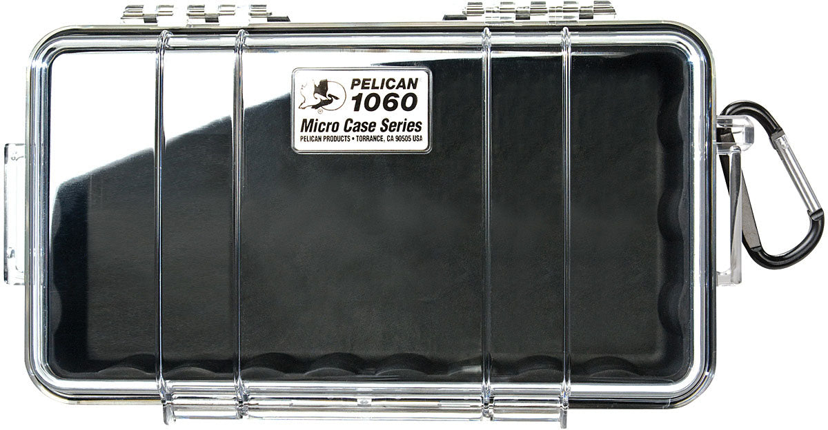 Pelican Micro Case 1060 Black and Clear – Compact Protective Storage