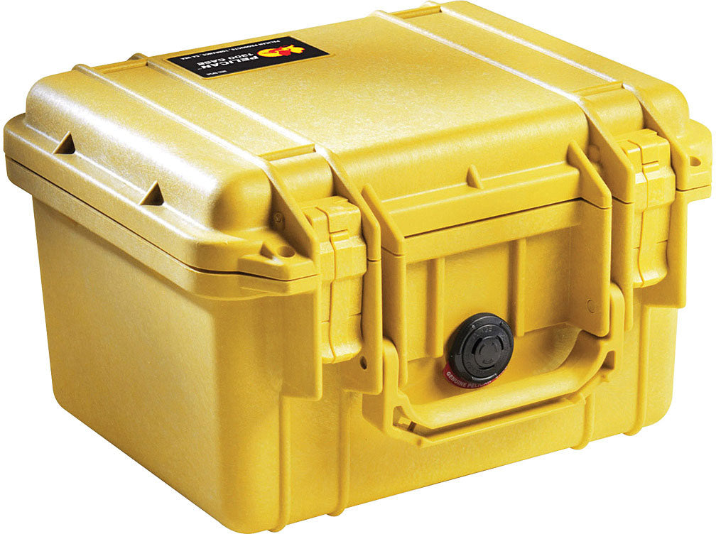Pelican Pelicase 1300 Yellow - Durable Waterproof Storage Case