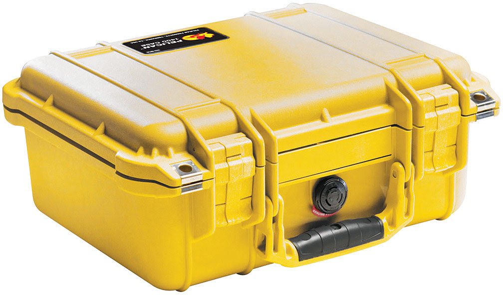 Pelican Pelicase 1400 Yellow - Durable Waterproof Protective Case