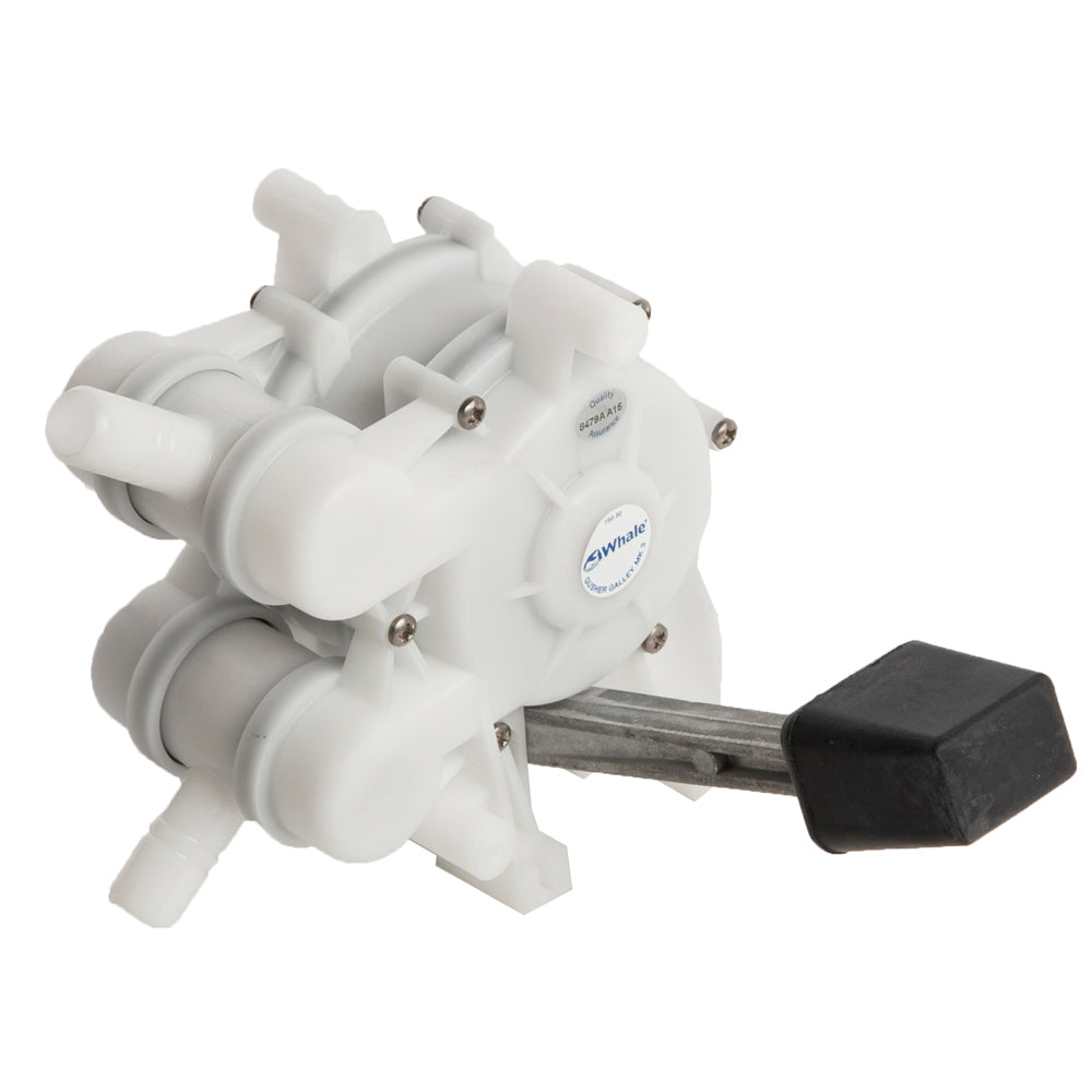 Whale Marine Gusher Foot Operated Galley Pump Left Hand Lever – Manual Water Pump for Small Galleys