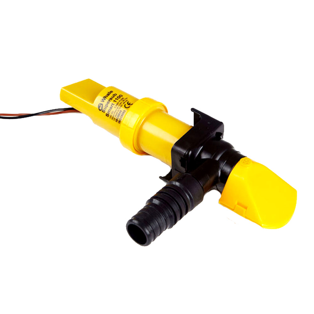 Whale Marine Supersub 12V 1100 GPH Low Profile Automatic Bilge Pump for Small Spaces